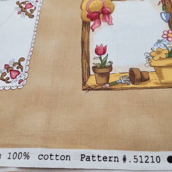 Quilt Labels Fabric Panel For Quilting and Crafts Assorted Frames Sew Treasured - Picture 15 of 15